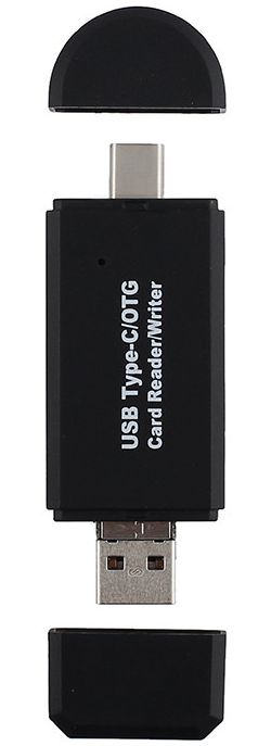 On The Go Geheugenkaartlezer USB 2.0 / MicroUSB / USB-C Cardreader afbeelding 9