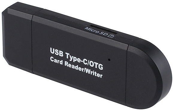 On The Go Geheugenkaartlezer USB 2.0 / MicroUSB / USB-C Cardreader afbeelding 8