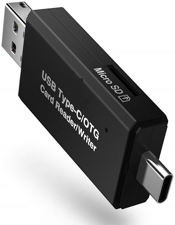 On The Go Geheugenkaartlezer USB 2.0 / MicroUSB / USB-C Cardreader afbeelding 10