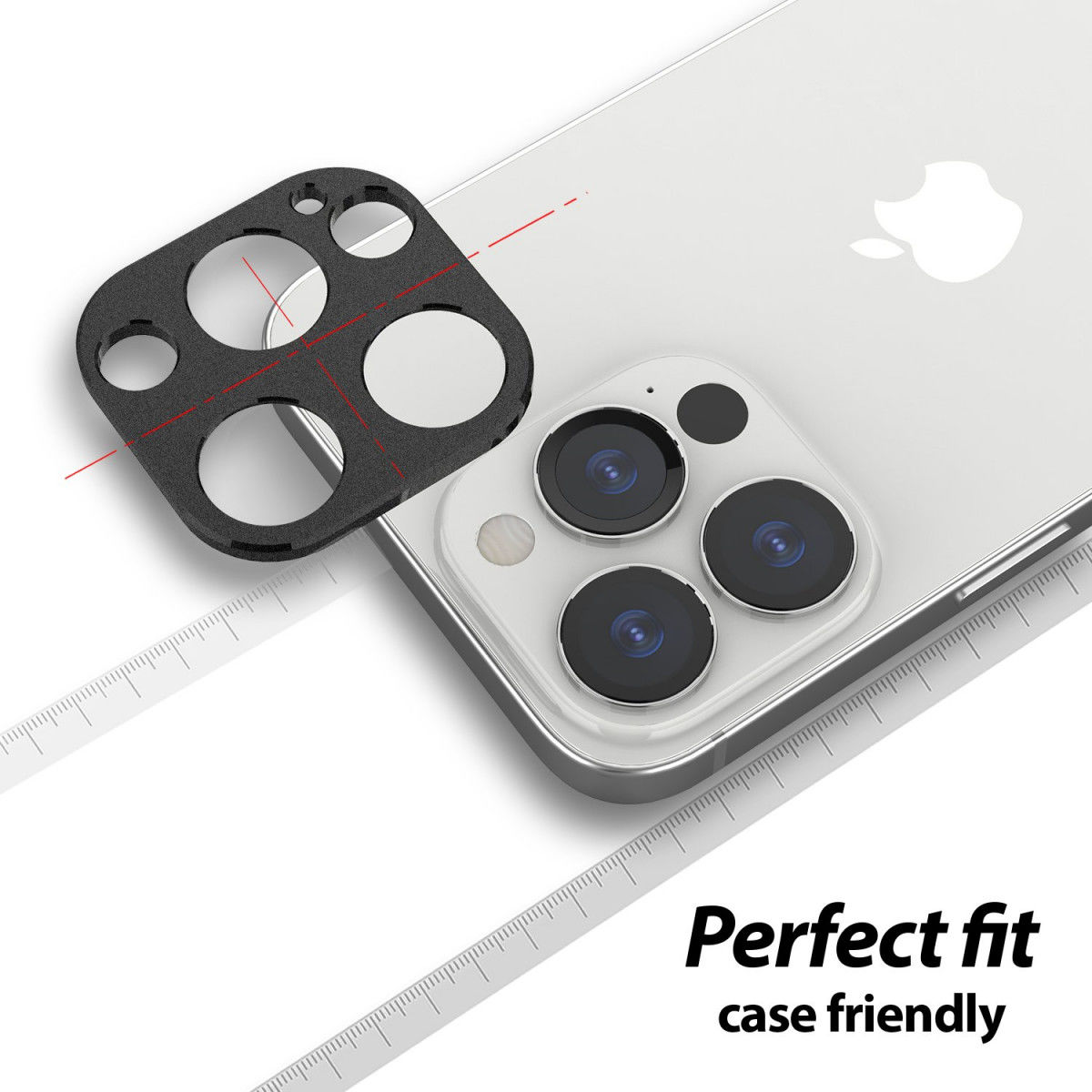 Whitestone Camera EZ Apple iPhone 13 Mini Camera Protector (2-Pack) afbeelding 2