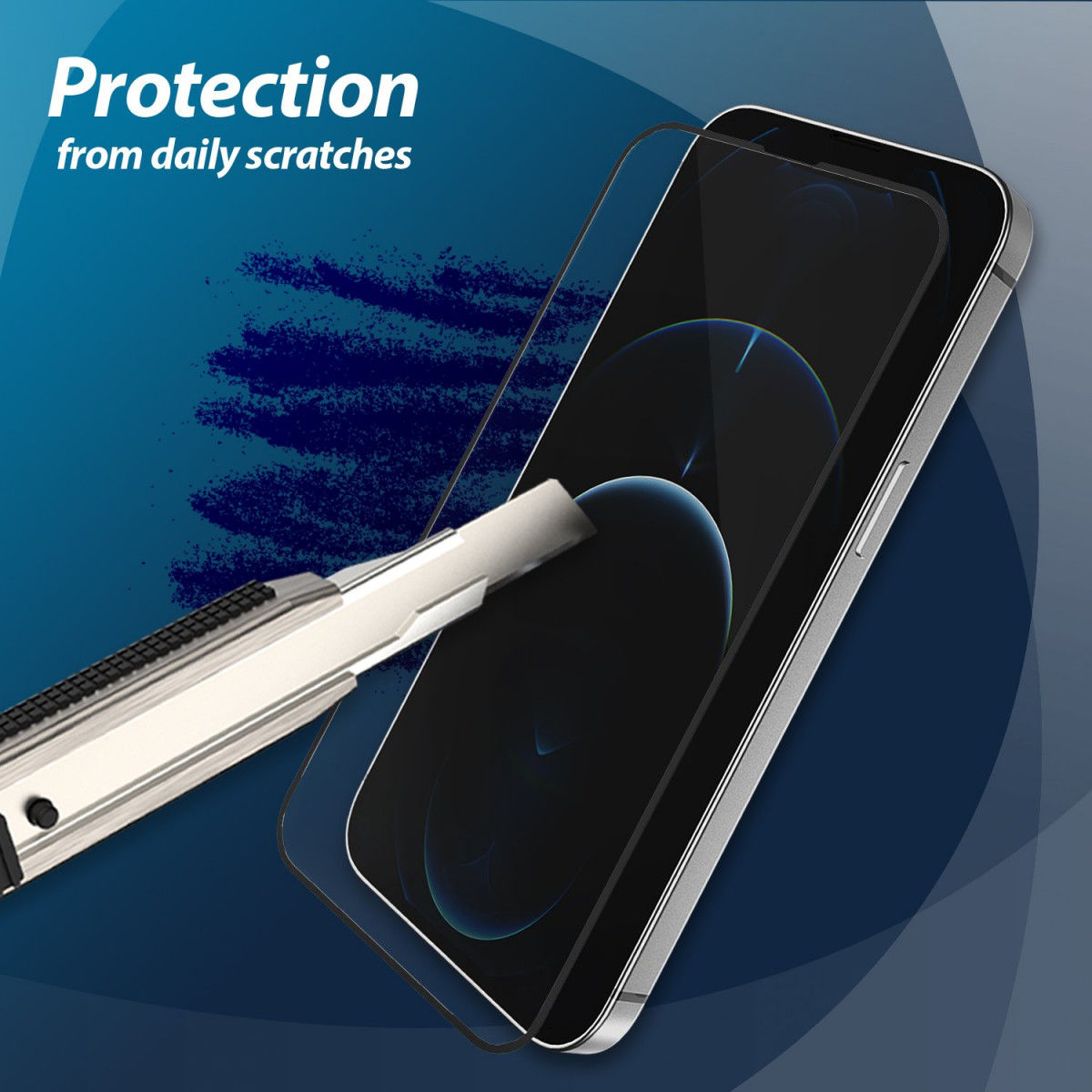 Whitestone EZ Glass Apple iPhone 13 Mini Screen Protector (2-Pack) afbeelding 4