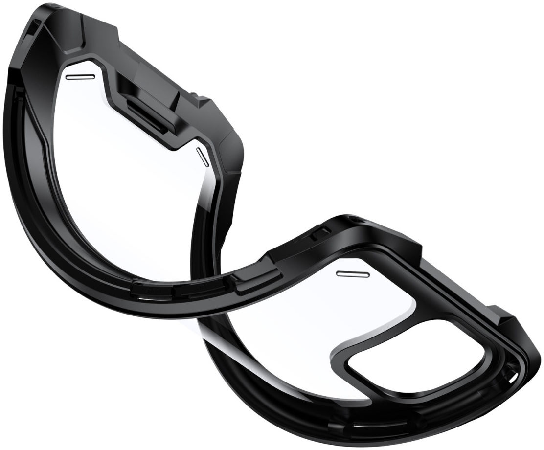 R-Just Metal Airbag iPhone 13 Pro Max Hoesje Schokbestendig Goud afbeelding 2