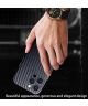 R-Just Carbon Fiber Apple iPhone 13 Hoesje Back Cover Blauw