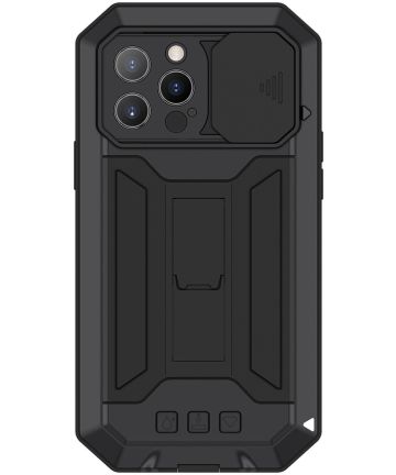 R-Just Sliding Camera Apple iPhone 13 Pro Hoesje Waterdicht Zwart Hoesjes