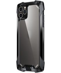 R-Just Metal Airbag iPhone 12 Pro Max Hoesje Schokbestendig Zwart