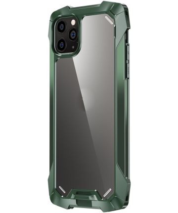 R-Just Metal Airbag iPhone 12 Pro Max Hoesje Schokbestendig Groen Hoesjes