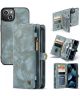 CaseMe 2-in-1 iPhone 13 Mini Hoesje Book Case met Back Cover Blauw