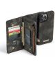 CaseMe 008 iPhone 13 Pro Hoesje Book Case met Back Cover Zwart