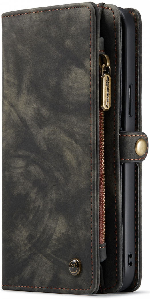 CaseMe 008 iPhone 13 Pro Max Hoesje Book Case met Back Cover Zwart afbeelding 5