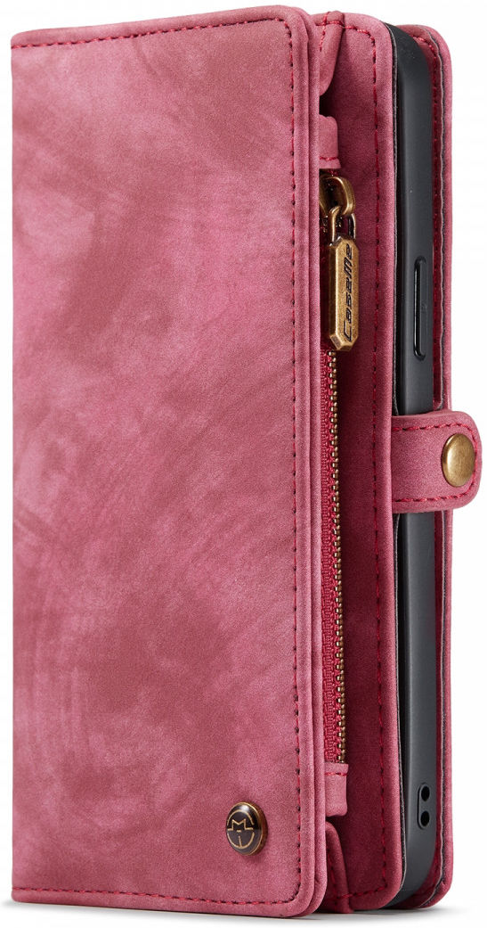 CaseMe 008 iPhone 13 Pro Max Hoesje Book Case met Back Cover Rood afbeelding 5
