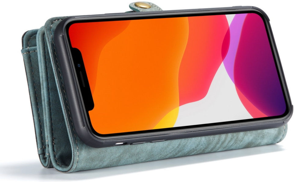 CaseMe 008 Apple iPhone 11 Hoesje Book Case met Back Cover Blauw afbeelding 7