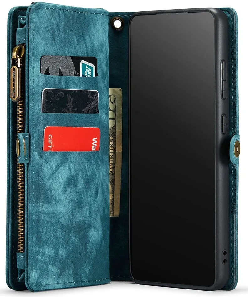 CaseMe 008 Samsung A52  A52S Hoesje Book Case en Back Cover Blauw afbeelding 4