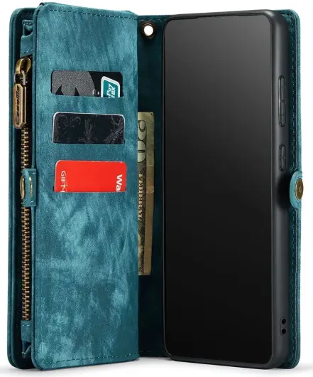 CaseMe 008 Samsung A52  A52S Hoesje Book Case en Back Cover Blauw afbeelding 4