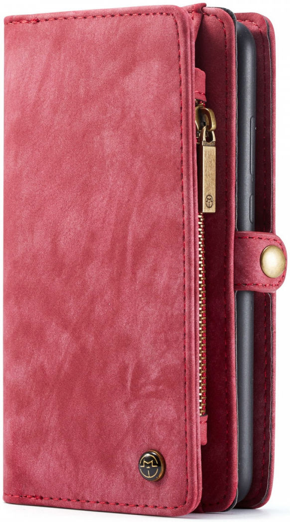 CaseMe 008 Samsung A52  A52S Hoesje Book Case en Back Cover Rood afbeelding 5