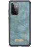 CaseMe 2-in-1 Samsung Galaxy A72 Hoesje Book Case en Back Cover Blauw