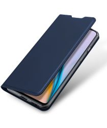 Dux Ducis Skin Pro OnePlus Nord 2 5G Hoesje Wallet Book Case Blauw