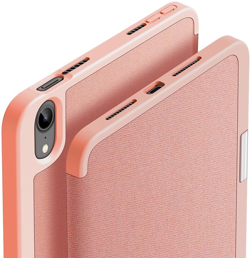 Dux Ducis Domo Apple iPad Mini 6 Hoes Tri-Fold Book Case Roze afbeelding 6