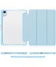 Dux Ducis Toby Apple iPad Mini 6 Hoes Tri-Fold Book Case Blauw