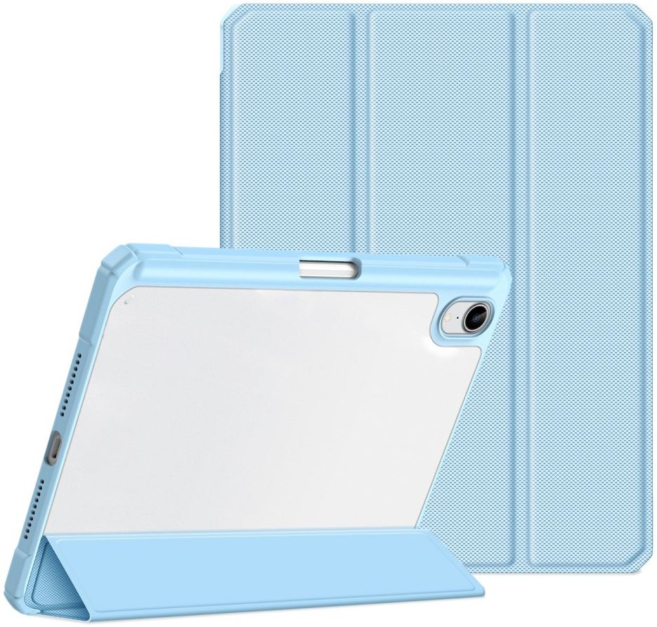 Dux Ducis Toby Apple iPad Mini 7/6 Hoes Tri-Fold Book Case Blauw afbeelding 1