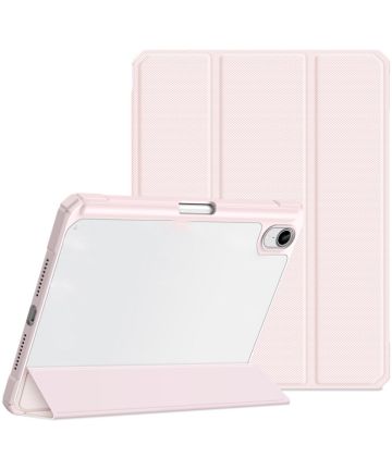 Dux Ducis Toby Apple iPad Mini 6 Hoes Tri-Fold Book Case Roze Hoesjes