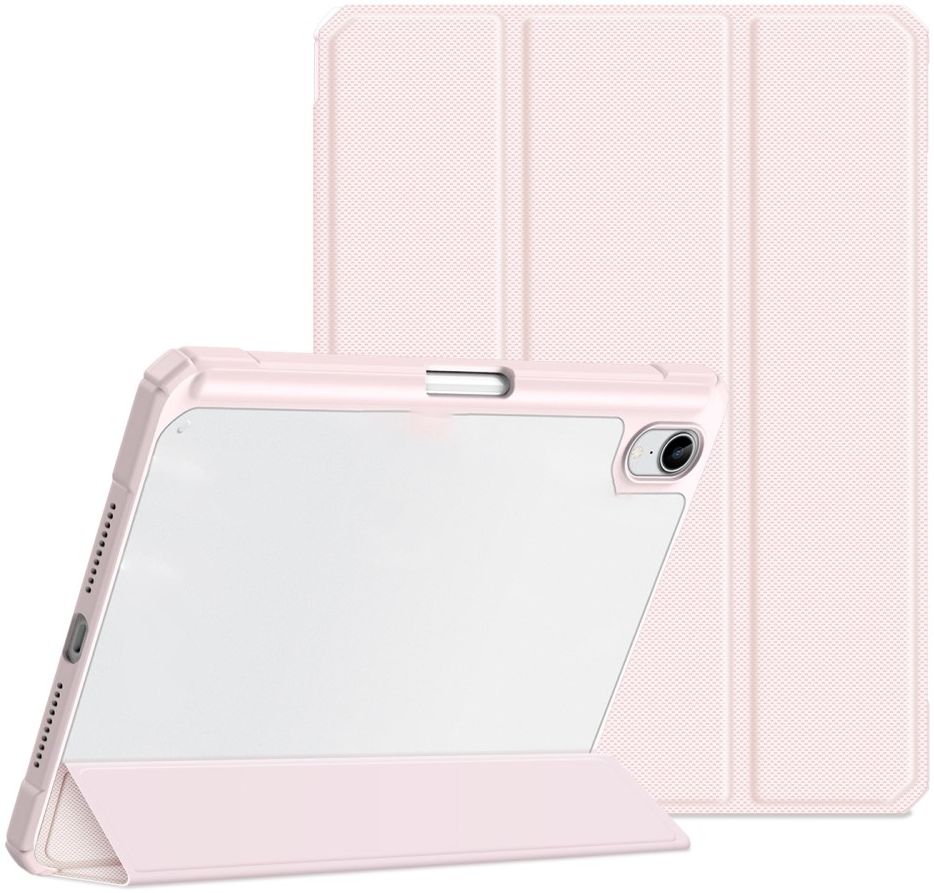 Dux Ducis Toby Apple iPad Mini 7/6 Hoes Tri-Fold Book Case Roze afbeelding 1