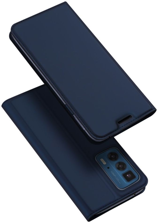 Dux Ducis Skin Pro Motorola Edge 20 Pro Hoesje Wallet Book Case Blauw afbeelding 4