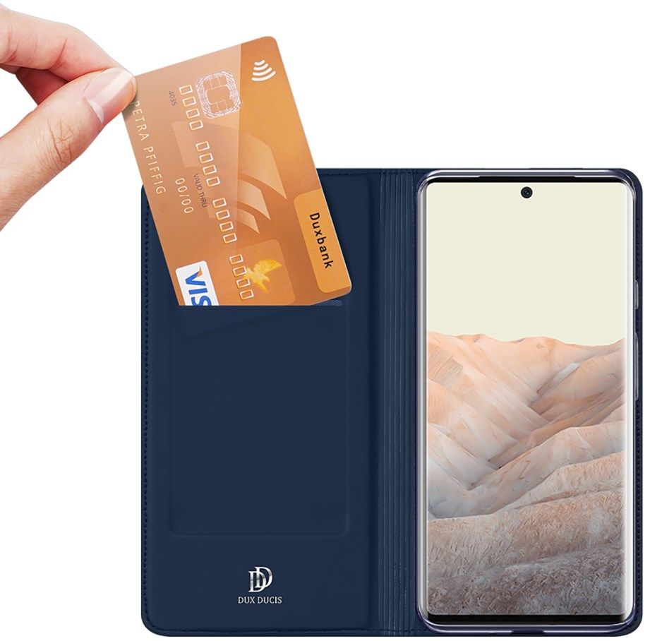 Dux Ducis Skin Pro Series Google Pixel 6 Pro Hoesje Blauw afbeelding 2