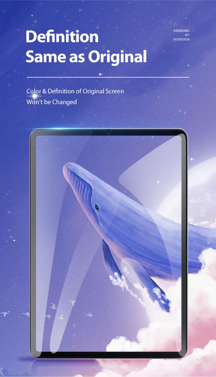 Dux Ducis Paper Feel Apple iPad Mini 7/6 Screen Protector 0.15mm afbeelding 7