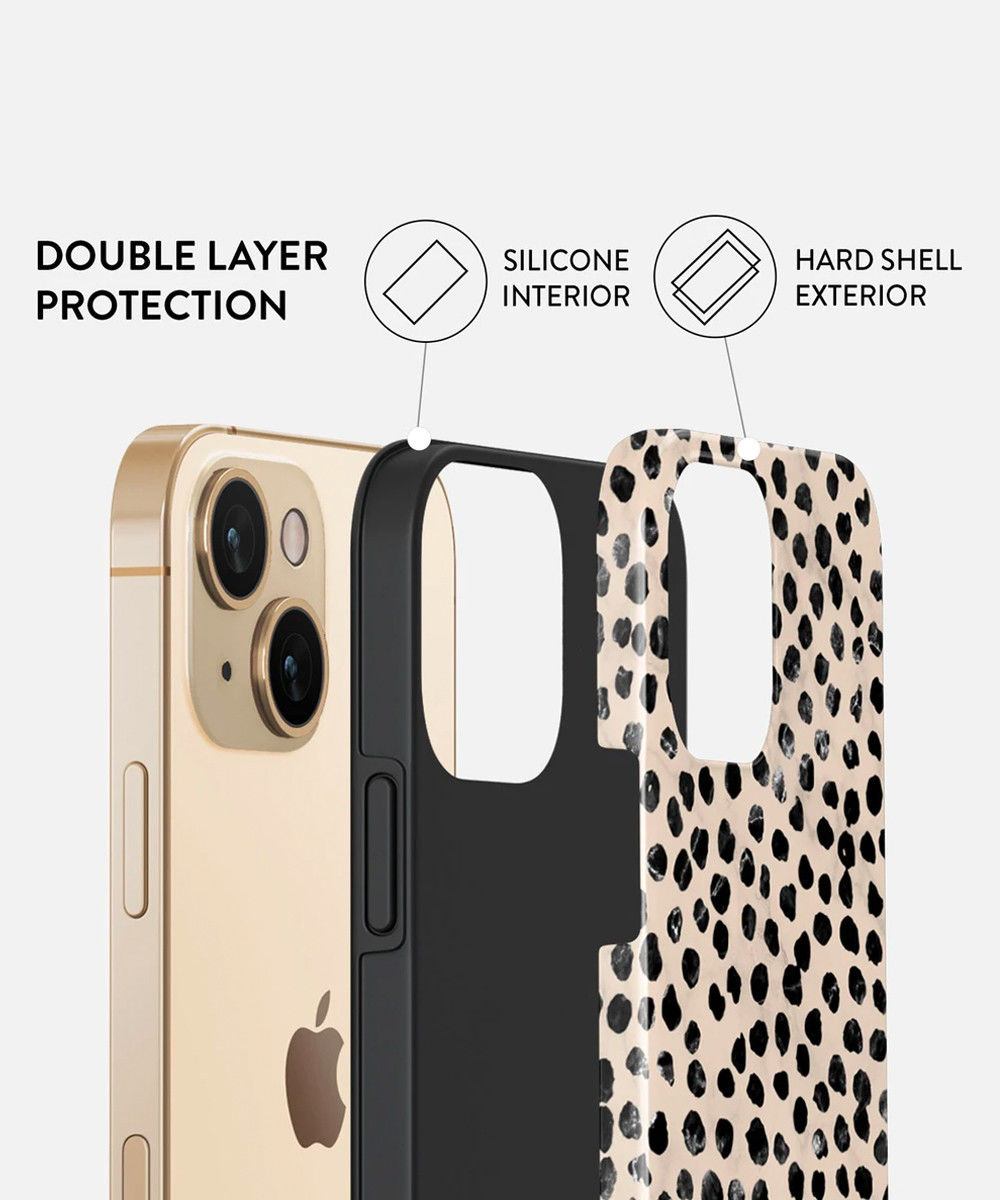 Burga Tough Case Apple iPhone 13 Hoesje Almond Latte Print afbeelding 8