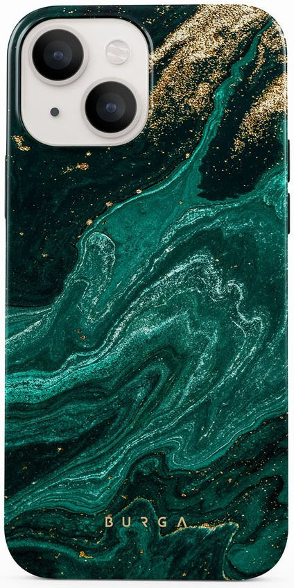 Burga Tough Case Apple iPhone 13 Hoesje Emerald Pool Print afbeelding 1