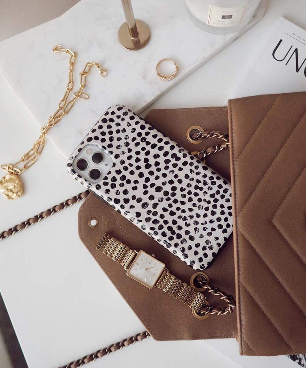 Burga Tough Case Apple iPhone 13 Pro Hoesje Almond Latte Print afbeelding 8