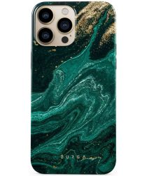 Burga Tough Case Apple iPhone 13 Pro Hoesje Emerald Pool Print