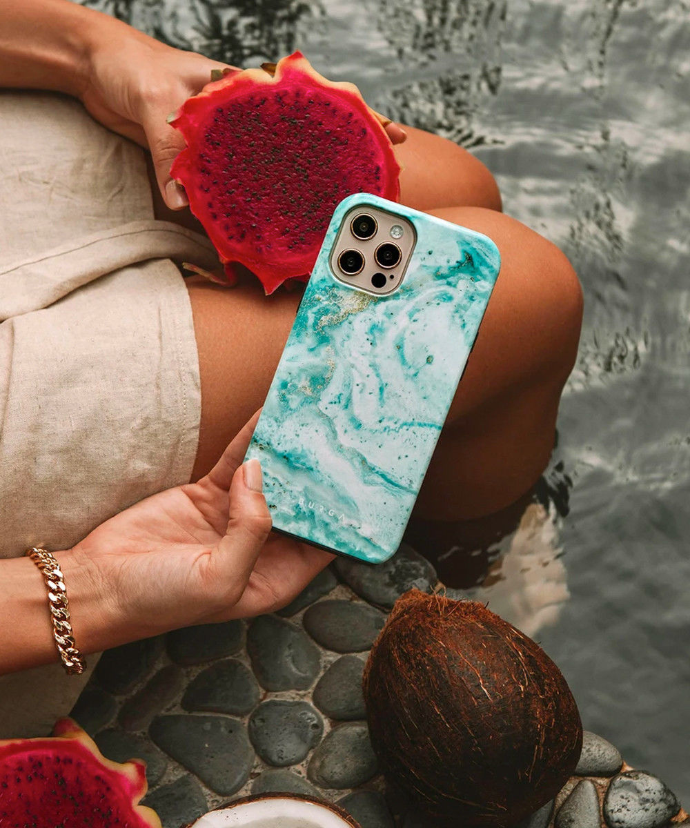 Burga Tough Case Apple iPhone 13 Pro Hoesje Uluwatu Waves Print afbeelding 6