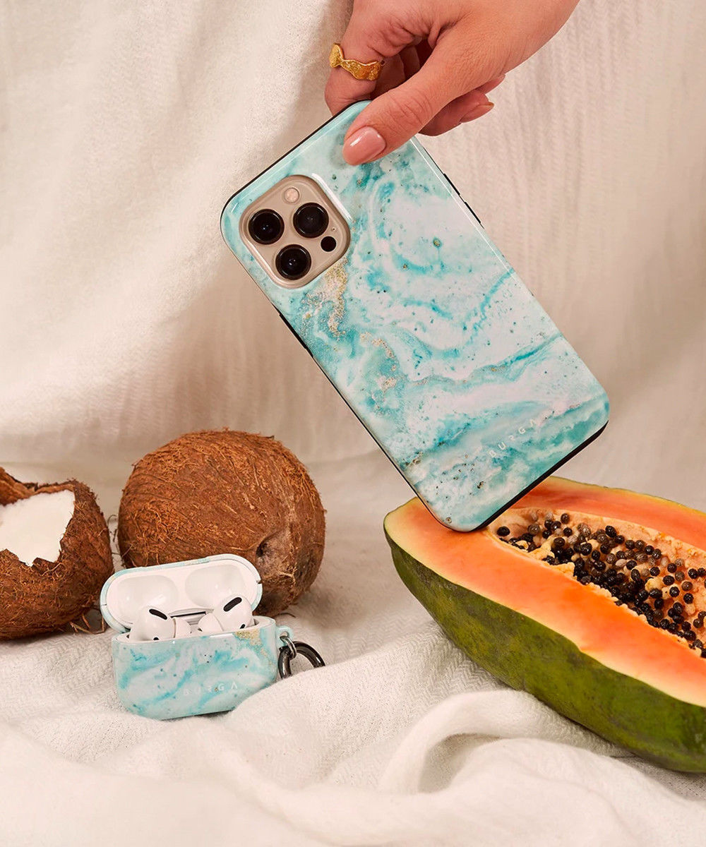 Burga Tough Case Apple iPhone 13 Pro Hoesje Uluwatu Waves Print afbeelding 7