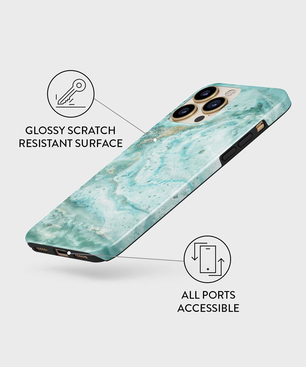Burga Tough Case Apple iPhone 13 Pro Hoesje Uluwatu Waves Print afbeelding 4