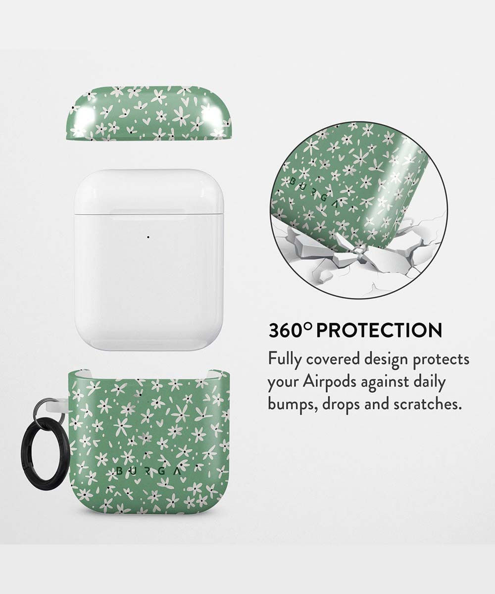 Burga Tough Case Apple AirPods 1/2 Hoesje Lush Meadows afbeelding 2