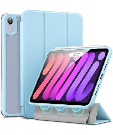 ESR Rebound Hybrid Apple iPad Mini 6 Hoes Tri-Fold Book Case Blauw Hoesjes