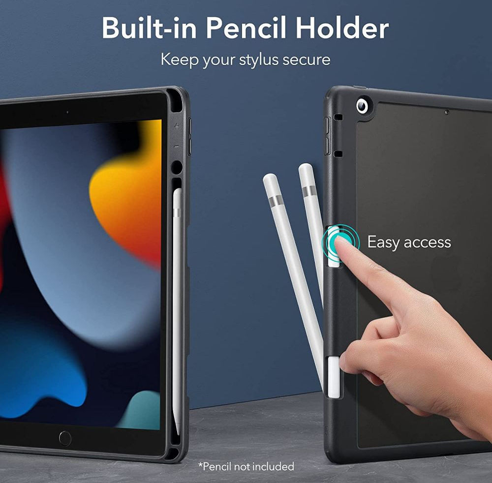 ESR Rebound Hybrid Apple iPad 10.2 (2019/2020/2021) Hoes Black afbeelding 5