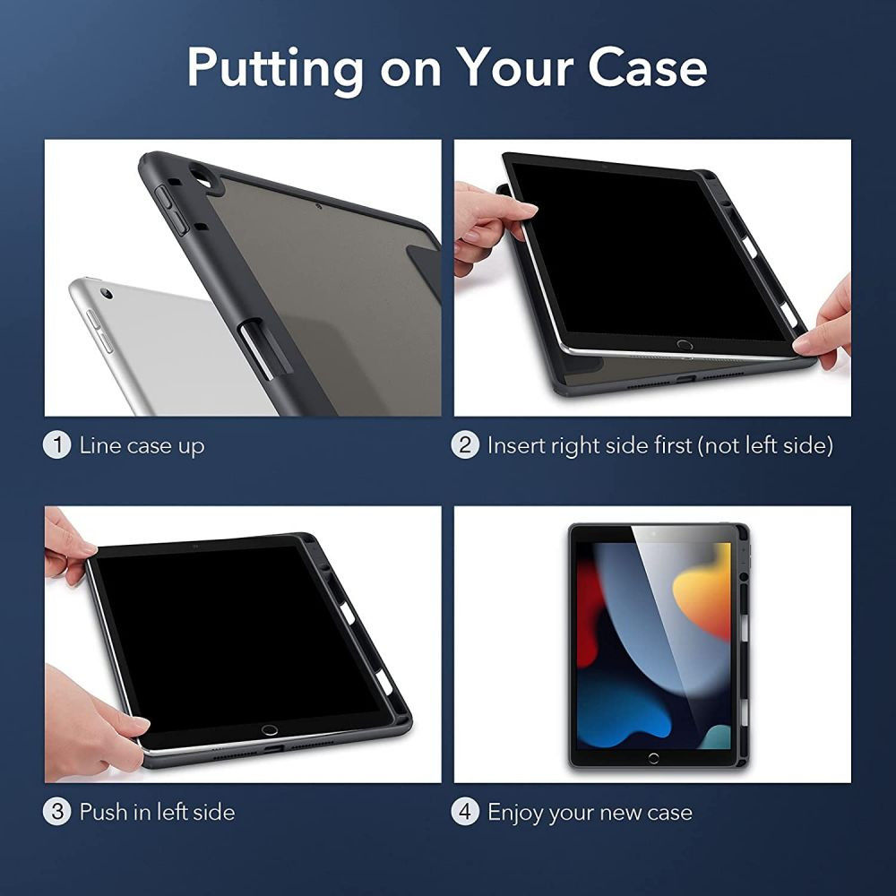 ESR Rebound Hybrid Apple iPad 10.2 (2019/2020/2021) Hoes Black afbeelding 8