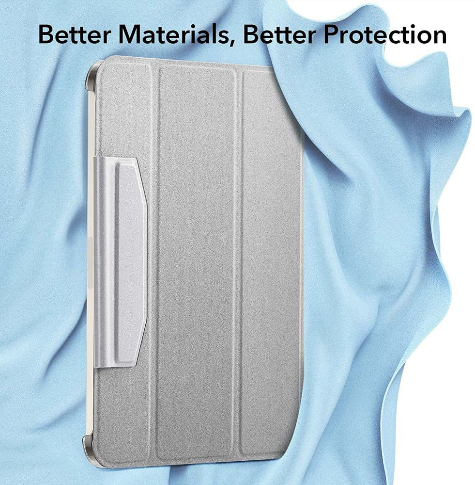 ESR Ascend Apple iPad Mini 6 Hoes Tri-Fold Book Case Grijs afbeelding 5