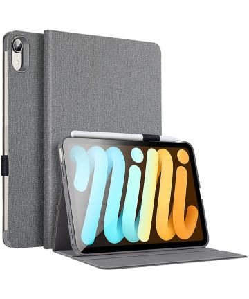 ESR Urban Premium Apple iPad Mini 6 Hoes Tri-Fold Book Case Grijs Hoesjes