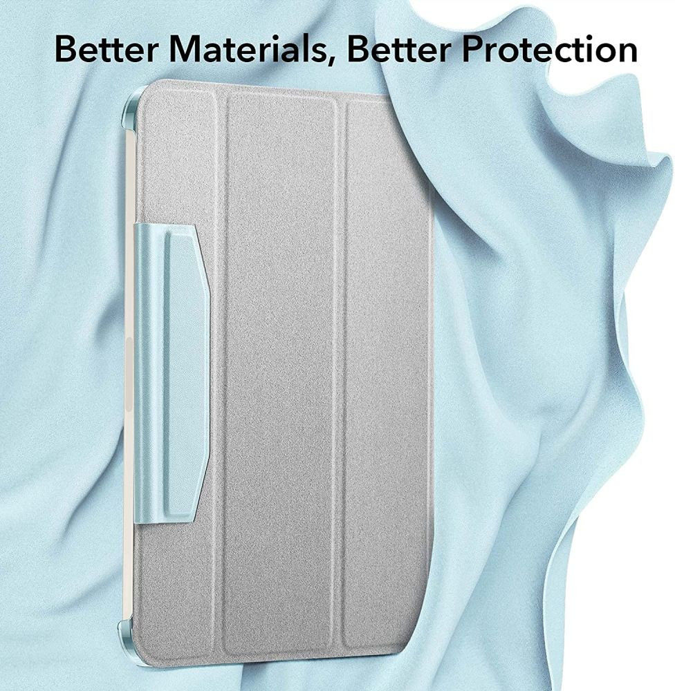 ESR Ascend Apple iPad Mini 6 Hoes Tri-Fold Book Case Lichtblauw afbeelding 4