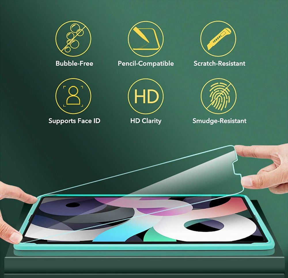 ESR Apple iPad Mini 6 Screen Protector Tempered Glass met Montageframe afbeelding 2