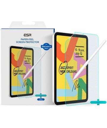 ESR Paper Feel Apple iPad Mini 6 Screen Protector Papier Gevoel Screen Protectors