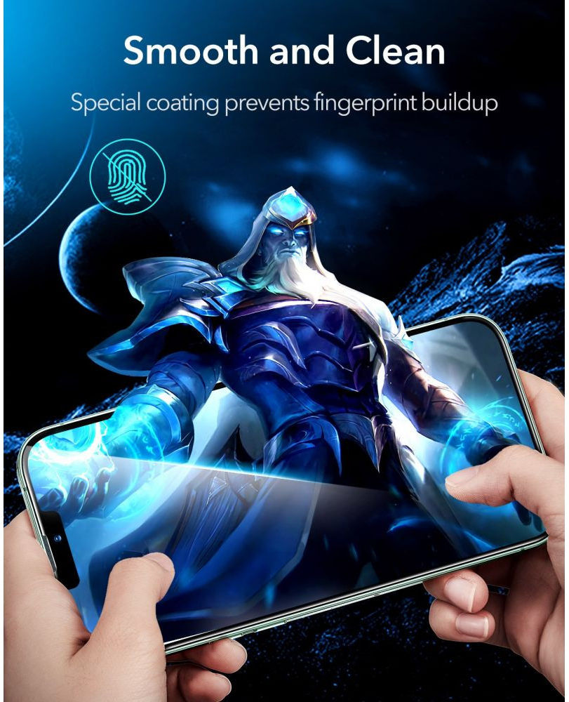 ESR Apple iPhone 13 Pro Max Screen Protector met Montageframe (2-Pack) afbeelding 5