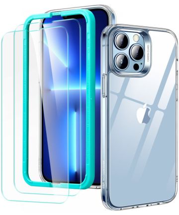 ESR Classic Hybrid iPhone 13 Pro Hoesje + Tempered Glass Transparant Hoesjes