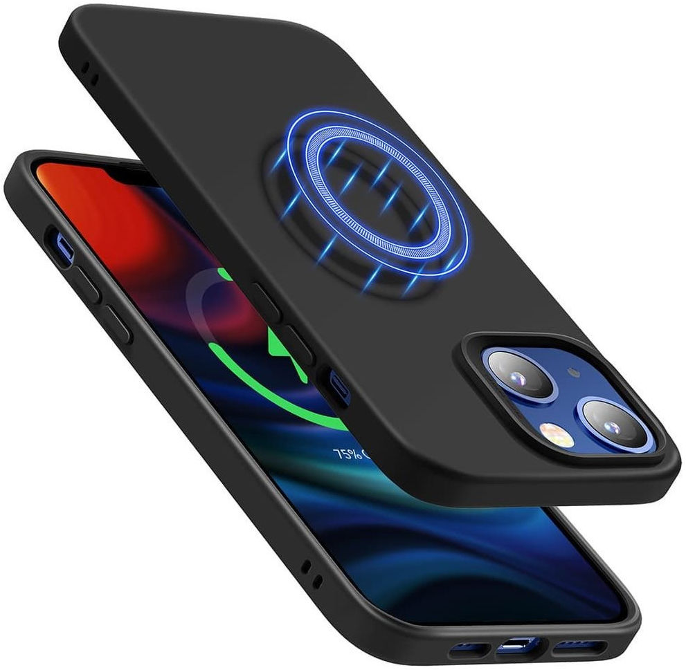 ESR Cloud Apple iPhone 13 Hoesje voor MagSafe / HaloLock Zwart afbeelding 1