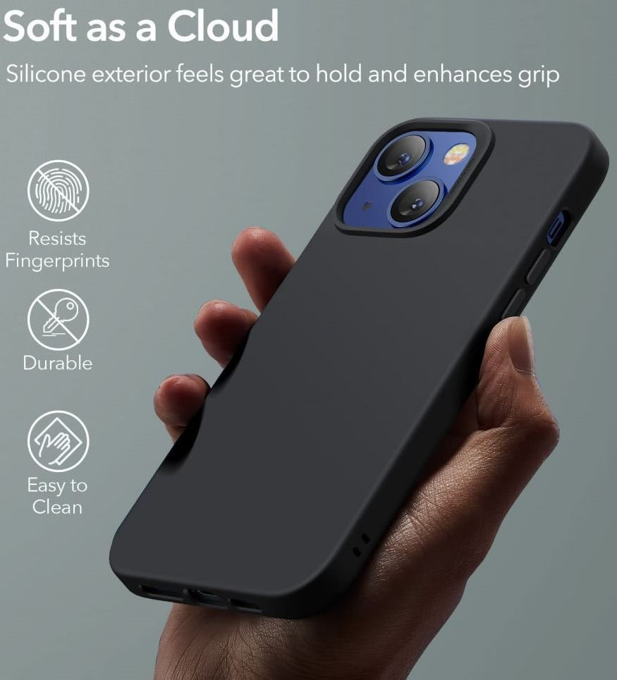 ESR Cloud Apple iPhone 13 Hoesje voor MagSafe / HaloLock Zwart afbeelding 4