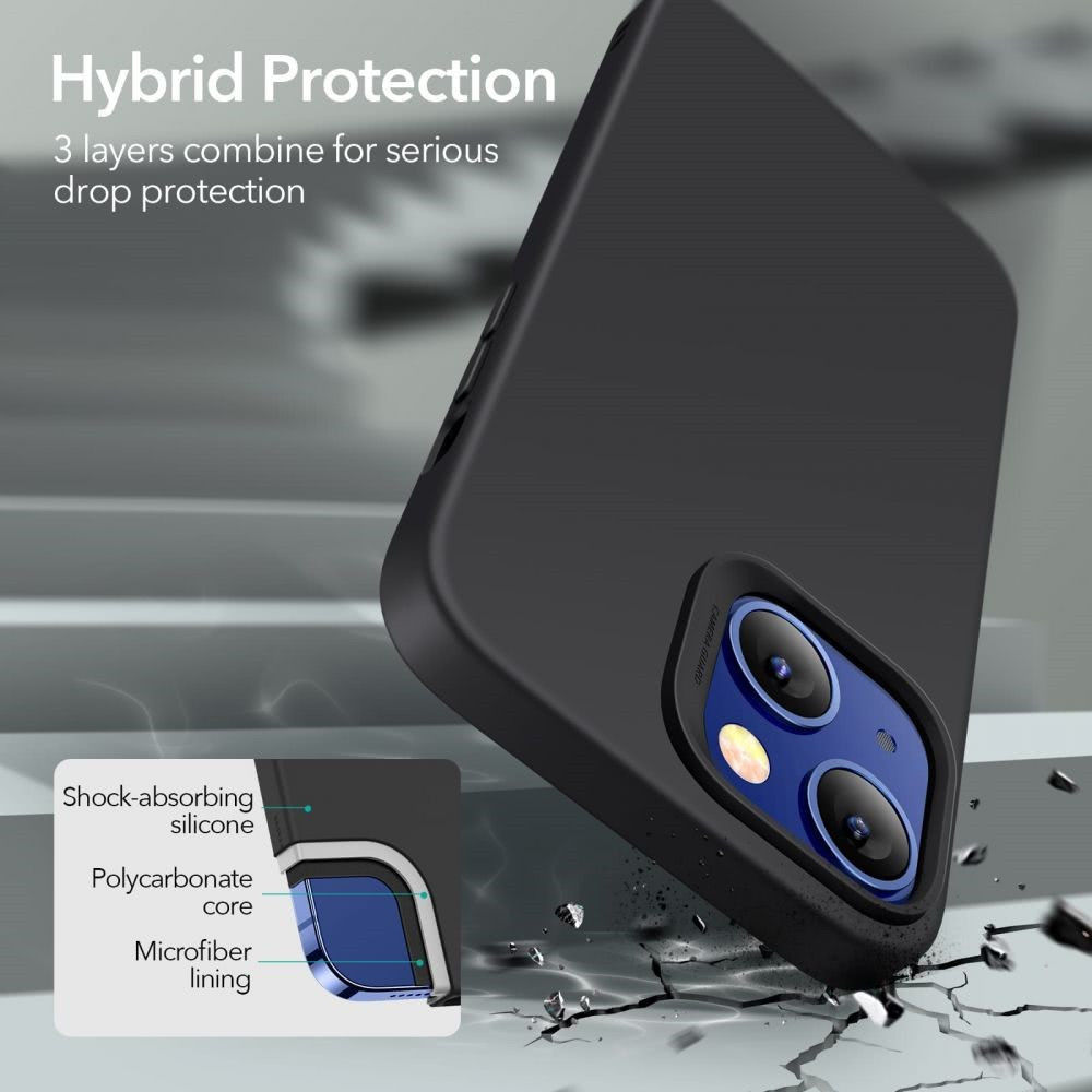 ESR Cloud Apple iPhone 13 Hoesje voor MagSafe / HaloLock Zwart afbeelding 6