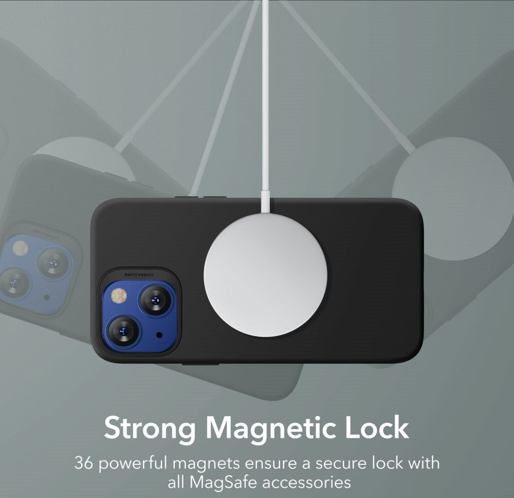 ESR Cloud Apple iPhone 13 Hoesje voor MagSafe / HaloLock Zwart afbeelding 7